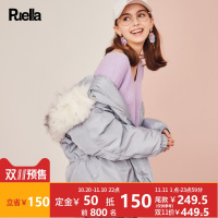 拉夏贝尔集团旗下加厚棉服女羽绒面包服2018冬季新款韩版学生小棉袄短款外套棉衣潮 M 浅蓝