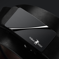 英皇保罗男士腰带男时尚皮带男式真皮自动扣商务休闲中青年裤带