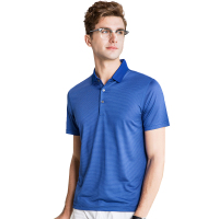 雅鹿男士短袖含桑蚕丝t恤男2019新款翻领纯色T恤衫青年polo衫