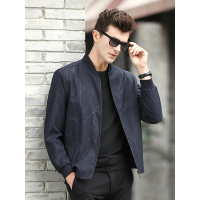 雅鹿男士夹克2019秋季款中青年男士休闲夹克男装