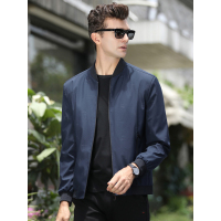 雅鹿男士夹克2019新款秋薄款男士休闲中青年百搭夹克外套