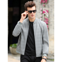 雅鹿男士夹克2019秋季新品中青年男士夹克休闲男装外套