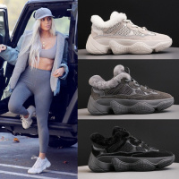 Tiauny 老爹鞋女冬季羊羔毛 2018新款ins超火运动鞋智熏zipper网红港风bf445