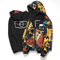 海德斯曼3690潮牌季新款两面穿迷彩夹克外套男青年连帽修身情侣薄上衣3690