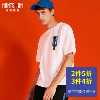 海德斯曼2019新款短袖男士T恤男潮 青少年夏季T恤 宽松半袖衫2911