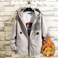 海德斯曼2019男士新款纯色棉衣冬季时尚外套连帽保暖棉服男士65129