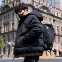 海德斯曼潮牌加棉加厚冬季新款运动连帽棉衣男士外套男装字母棉服H-42