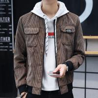 海德斯曼秋冬新款复古帅气上衣男装休闲夹克工装外套男士30365