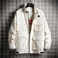 海德斯曼青年潮牌立体口袋新款简约潮酷男式工装夹克外套30336