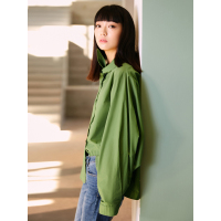 森宿Y休闲衬衣春装2018文艺个性大袖口宽松衬衫女A8101004