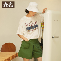 森宿Y夏装2018新款文艺学院套装裤