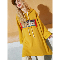 秋装宽松流苏刺绣连帽长袖民族风连衣裙短裙女-737053_1