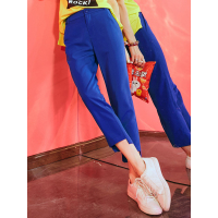 夏装宽松小脚前短后长小脚铅笔裤九分休闲裤女-728105_1