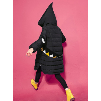 简约呢大衣秋装毛领宽松双排扣毛呢外套女长款-732070_1