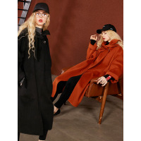 冬装女双面呢过膝毛呢大衣加长款连帽呢子外套女-742024_1