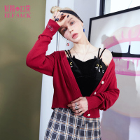 妖精的口袋Y春装修身刺绣小性感内搭chic吊带女A8116004_1