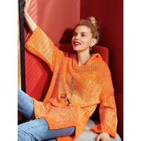 春装chic内搭宽松休闲套头长袖连衣裙短款女A-8100030预