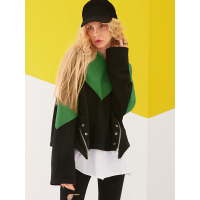 春装chic宽松bfulzzang内搭ins超火的卫衣短女A-8103020