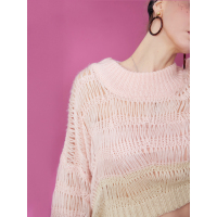 妖精的口袋Y春装套头chic半高领内搭毛衣短款女A8102015_1