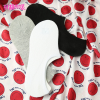 妖精的口袋Y彩虹七色瘴其它配饰小物chic浅口纯色薄款夏季袜子女P