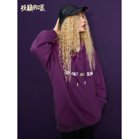 妖精的口袋Y帽衫休闲宽松长袖韩版上衣女秋装连帽卫衣女J_1