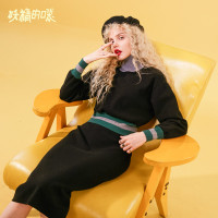 妖精的口袋Y套装秋女显瘦两件套修身时尚早秋装套装裙女J_2