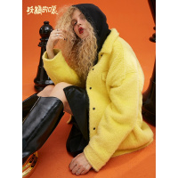 妖精的口袋Y秋冬2018新款chic赫本呢子大衣小个子毛呢外套女R