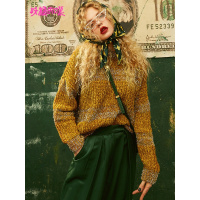 妖精的口袋Y秋冬季2018新款宽松韩版打底衫慵懒风短款网红毛衣女J