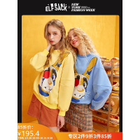 妖精的口袋waitmore慵懒风卫衣2019秋冬季新款女韩版宽松长袖上衣