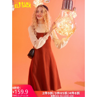 妖精的口袋法式初恋单件毛衣连衣裙冬季女针织裙子潮