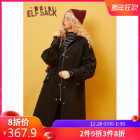 妖精的口袋赫本风长款毛呢大衣2019秋冬季新款女流行ins呢子外套
