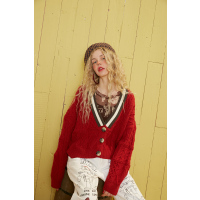 妖精的口袋v领很仙的针织开衫2020春季新款女宽松外穿毛衣外套潮