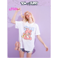 【猫和老鼠联名】妖精的口袋情侣短袖T恤女2020夏季新款宽松上衣