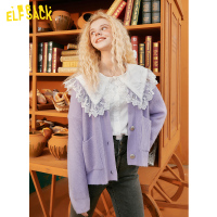 【新款】妖精的口袋蕾丝白衬衫女2020秋季宫廷风泡泡袖衬衣