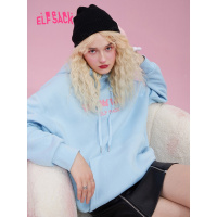 【唐老鸭联名】妖精的口袋宽松连帽卫衣女2020秋季新款韩版外套潮