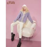 【新款】妖精的口袋三防牛仔裤女2020秋宽松高腰显瘦直筒九分裤子