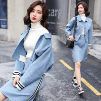 【COMEACROSS】套装/套裙2018年冬季潮流简约个性显瘦修身百搭优雅休闲长袖