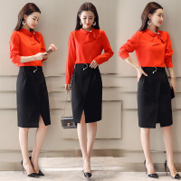 【COMEACROSS】套装/套裙2019年秋季中长款气质优雅韩版修身显瘦时尚潮流