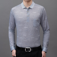 【COMEACROSS】2019秋季新款中老年商务休闲Polo衫T恤