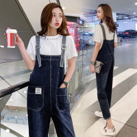 【秀衣记】背带裤2019年春季时尚潮流舒适简约个性纯色