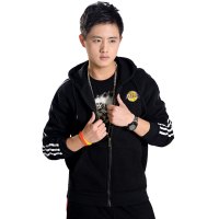 【秀衣记】秋冬款男士连帽卫衣加绒加厚开衫外套上衣加肥加大码