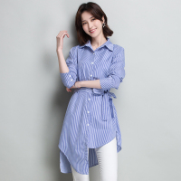 【COMEACROSS】春季年轻女款针织衫锦纶低圆领甜美常规单件长袖修身