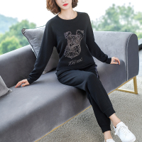 【COMEACROSS】个性时尚潮流圆领套装/套裙2019年秋季长袖优雅气质