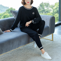 【COMEACROSS】休闲时尚潮流圆领套装/套裙长袖2019年秋季气质个性