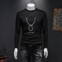 【COMEACROSS】2019男士秋款打底衫T恤长袖钱塘大厦2028-2029款号