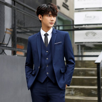 【COMEACROSS】主推男士西服韩版修身免烫大码一粒扣西服工作服男