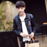 【秀衣记】2019秋装新款牛仔夹克男修身牛仔衣男牛仔外套