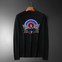 【秀衣记】毛衣男2019秋冬新款针织衫男羊毛衫黑色平铺