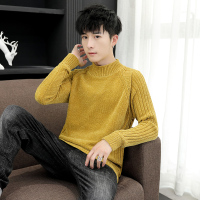 【秀衣记】19秋冬新款毛衣半高领针织衫男士针织衫
