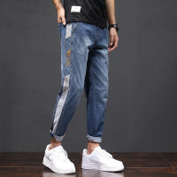 【COMEACROSS】男新款日装潮流精品牛仔裤哈伦裤